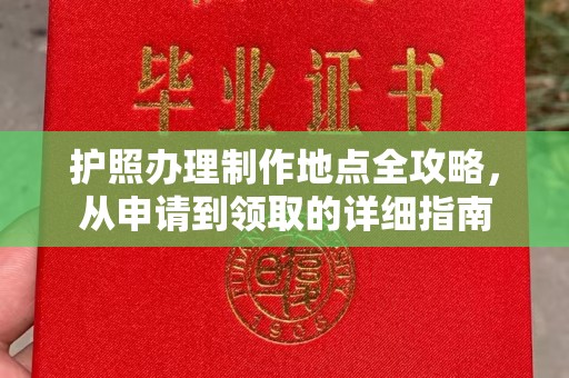 南城护照办理制作地点全攻略，从申请到领取的详细指南