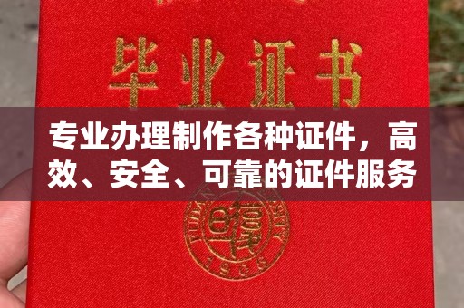 南城专业办理制作各种证件，高效、安全、可靠的证件服务专家