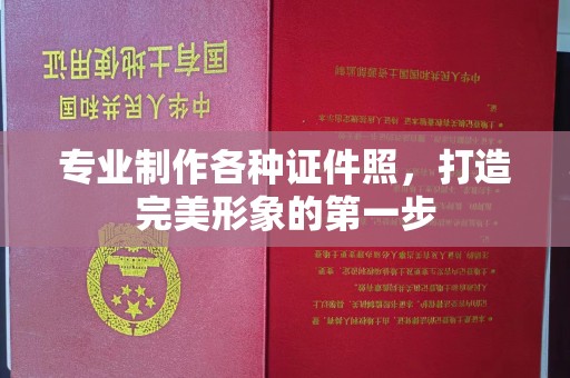 南城专业制作各种证件照，打造完美形象的第一步