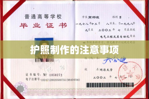 南城护照制作的注意事项