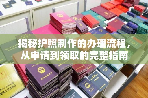 南城揭秘护照制作的办理流程，从申请到领取的完整指南