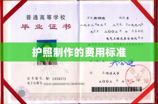 南城护照制作的费用标准