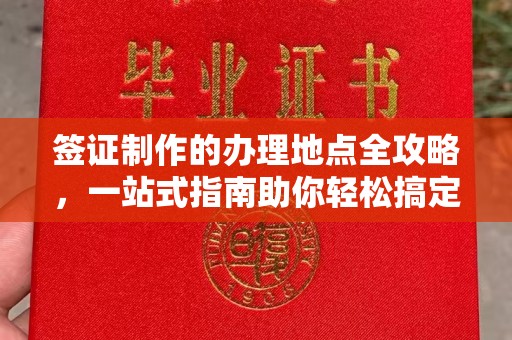 南城签证制作的办理地点全攻略，一站式指南助你轻松搞定签证